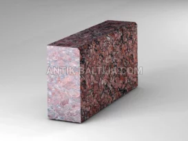 Granito bortelis Rosso Santiago nuotrauka 2