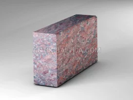 Granito bortelis Rosso Santiago nuotrauka 3