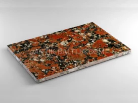 Apdailos plokštės iš granito Rosso Santiago nuotrauka 5