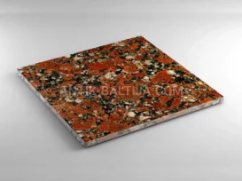 Apdailos plokštės iš granito Rosso Santiago nuotrauka 6