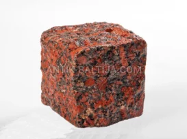 Skaldyti granito grindinio akmenys Rosso Santiago nuotrauka 13