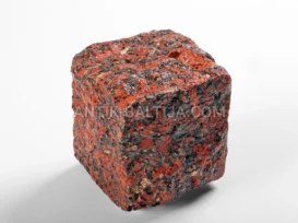 Skaldyti granito grindinio akmenys Rosso Santiago nuotrauka 14
