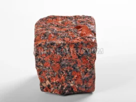 Skaldyti granito grindinio akmenys Rosso Santiago nuotrauka 15