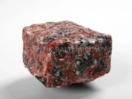 Skaldyti granito grindinio akmenys Rosso Santiago nuotrauka 2