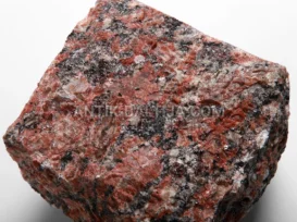Skaldyti granito grindinio akmenys Rosso Santiago nuotrauka 3