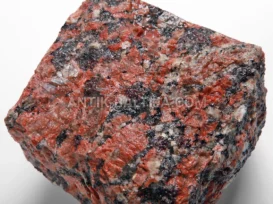 Skaldyti granito grindinio akmenys Rosso Santiago nuotrauka 8