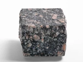 Skaldyti ir pjauti granito grindinio akmenys Leopard Grey nuotrauka 6