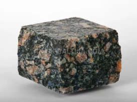 Skaldyti ir pjauti granito grindinio akmenys Leopard Red nuotrauka 2
