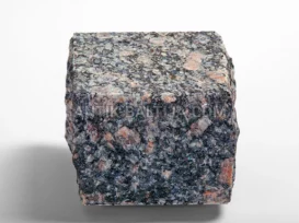 Skaldyti ir pjauti granito grindinio akmenys Leopard Red nuotrauka 5