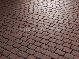 Skaldyti ir pjauti granito grindinio akmenys Maple Red nuotrauka 2