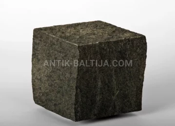 Skaldyti ir pjauti granito grindinio akmenys Verde Oliva nuotrauka 1