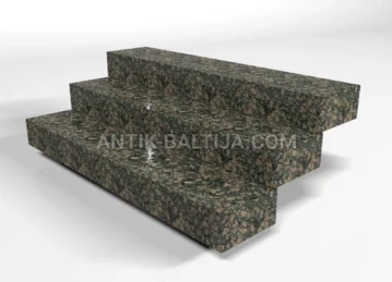 Granito laiptai Leopard Grey nuotrauka 1