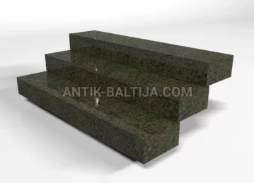 Granito laiptai Verde Oliva nuotrauka 1