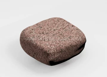 Nušlifuoti granito grindinio akmenys Maple Red nuotrauka 1