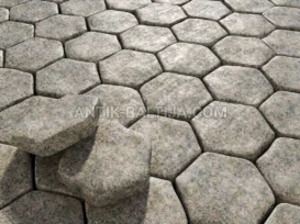 Nušlifuoti granito grindinio akmenys Ukrainian Autumn nuotrauka 2